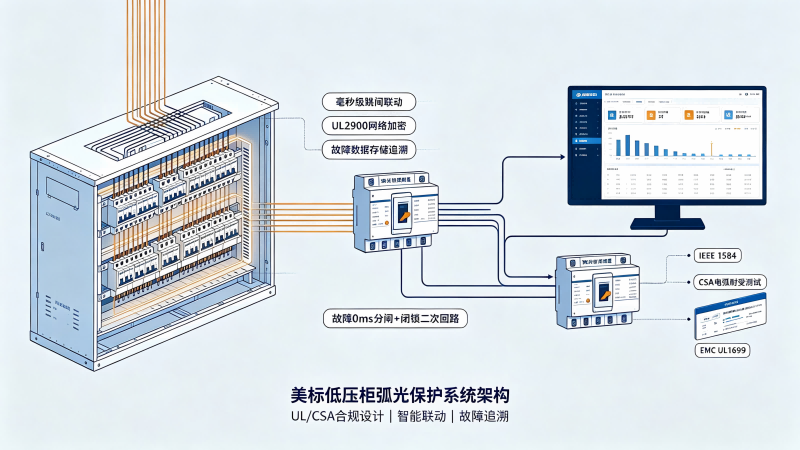 美标低压开关柜弧光保护(下):技术实现、测试验证与维护安全管控